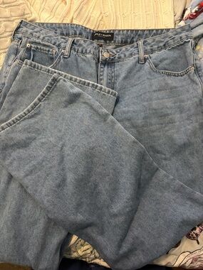 Ashley Mason Light Blue Boyfriend Jeans - Relaxed High Waist